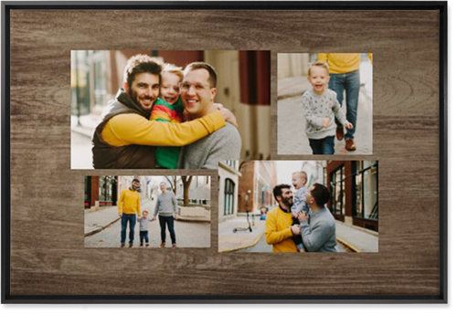 Connect Four Wall Art, Black, Single piece, Canvas, 24x36, Brown