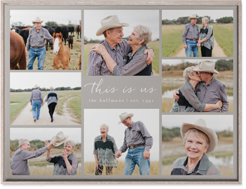 Gallery Around Text Wall Art, Rustic, Single piece, Canvas, 30x40, Multicolor, multi