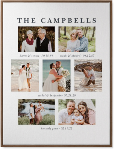 Our Family Roots Wall Art, Natural, Single piece, Canvas, 30x40, Multicolor, multi