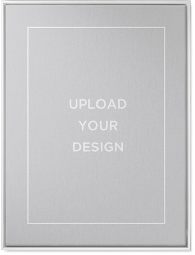 Upload Your Own Design Wall Art, White, Single piece, Canvas, 30x40, Multicolor