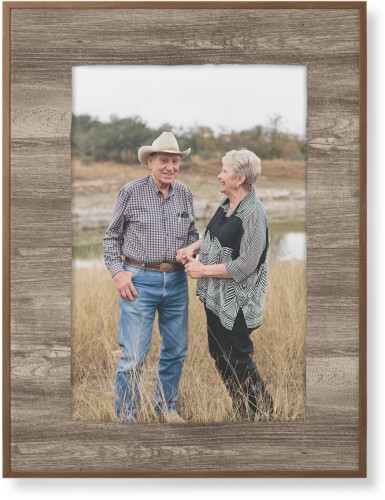 Countryside Portrait Wall Art, Natural, Single piece, Canvas, 30x40, Brown, wood