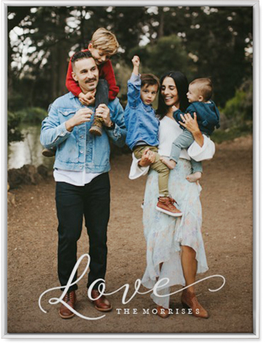 Just Love Portrait Wall Art, White, Single piece, Canvas, 30x40, White