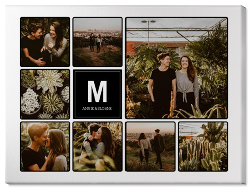 Photo Tiles Wall Art, No Frame, Single piece, Canvas, 30x40, Black
