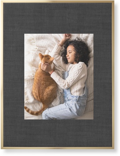 Full Frame One Wall Art, Gold, Single piece, Canvas, 30x40, Black