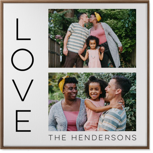 Vertical Letters Wall Art, Natural, Single piece, Canvas, 36x36, Multicolor, multi