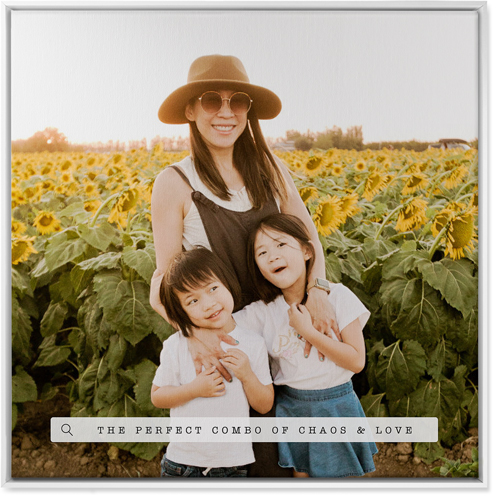 Family Banner Wall Art, White, Single piece, Canvas, 36x36, White, white