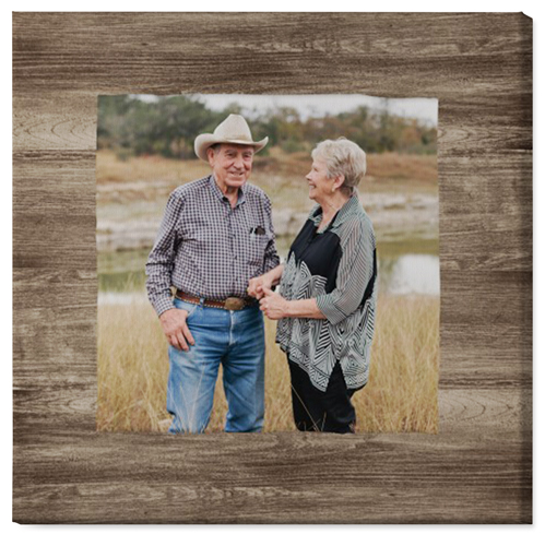 Countryside Portrait Wall Art, No Frame, Single piece, Canvas, 36x36, Brown