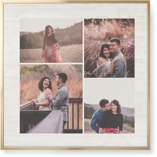 Four Winds Wall Art, Gold, Single piece, Canvas, 36x36, Beige, wheat