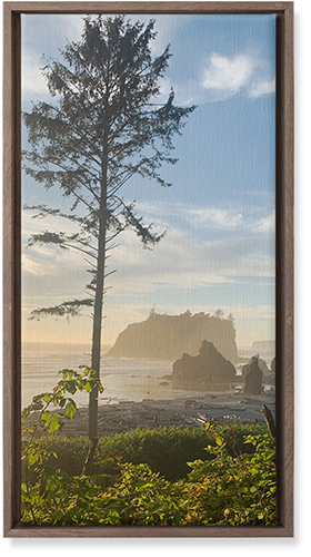 Photo Gallery Pano Portrait Wall Art, Walnut, Single piece, Canvas, 10x20, Multicolor