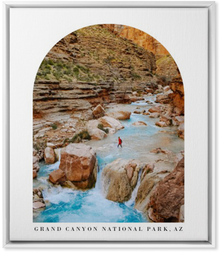 Archway View Wall Art, White, Single piece, Canvas, 20x24, White