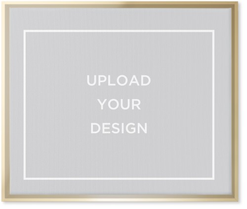 Upload Your Own Design Landscape Wall Art, Gold, Single piece, Canvas, 20x24, Multicolor