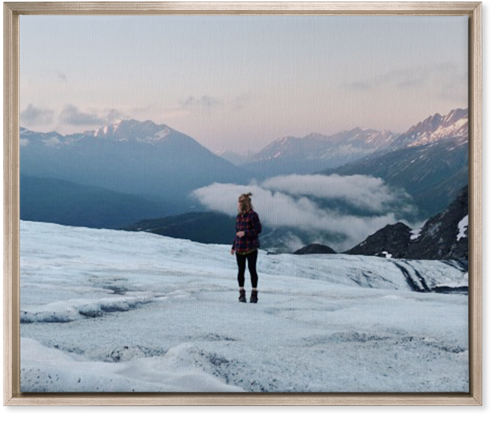 Photo Gallery Square Wall Art, Metallic, Single piece, Canvas, 20x24, Multicolor, multi