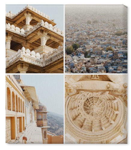 Four Top Wall Art, No Frame, Single piece, Canvas, 20x24, Multicolor, multi