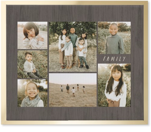 Lucky Seven Wall Art, Gold, Single piece, Canvas, 20x24, Multicolor, multi