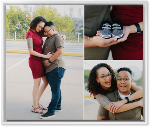 Three Piece Wall Art, White, Single piece, Canvas, 20x24, Multicolor, multi