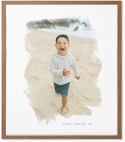 Brushstrokes Portrait Wall Art, Natural, Single piece, Canvas, 20x24, White, white