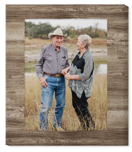 Countryside Portrait Wall Art, No Frame, Single piece, Canvas, 20x24, Brown, wood