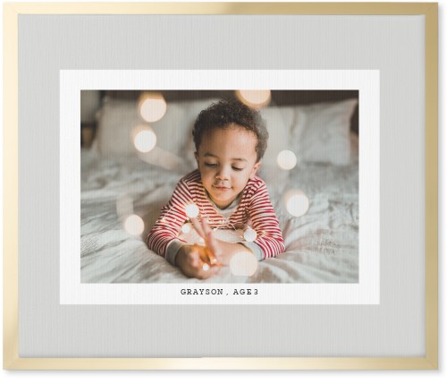 Frame Up Wall Art, Gold, Single piece, Canvas, 20x24, Gray