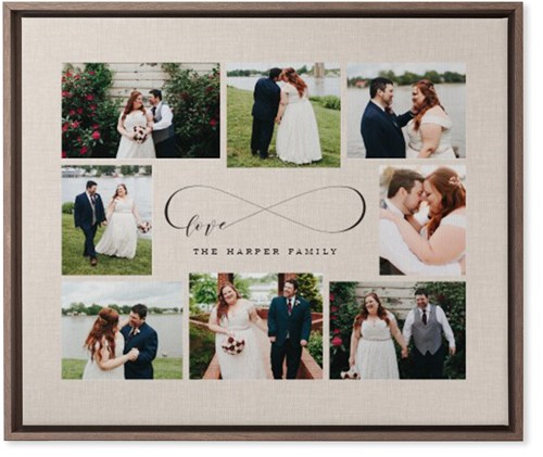 Sweet Moments Wall Art, Walnut, Single piece, Canvas, 20x24, Beige
