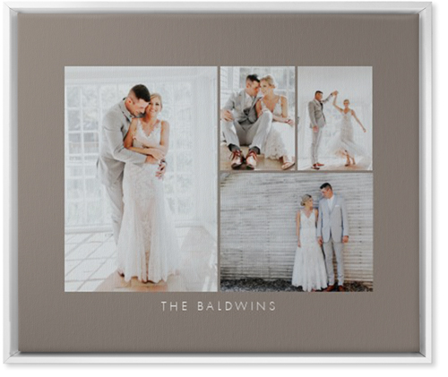 Four Corners Wall Art, White, Single piece, Canvas, 20x24, Gray