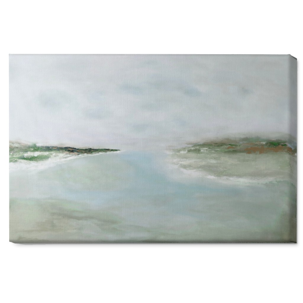 Barrier Islands Wall Art, No Frame, Single piece, Canvas, 20x30, Blue, True Blue