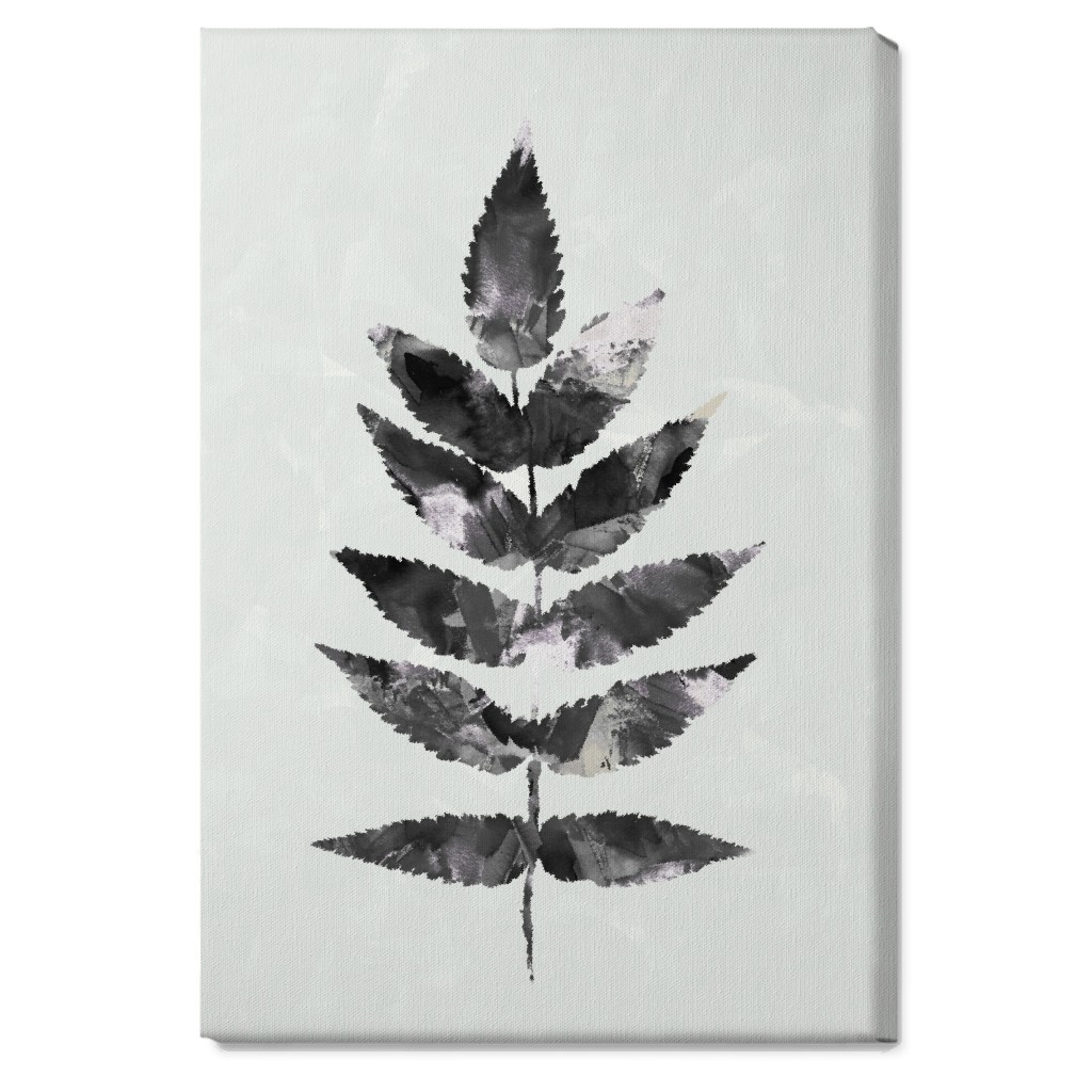 Botanical Leaf Wall Art, No Frame, Single piece, Canvas, 20x30, Beige