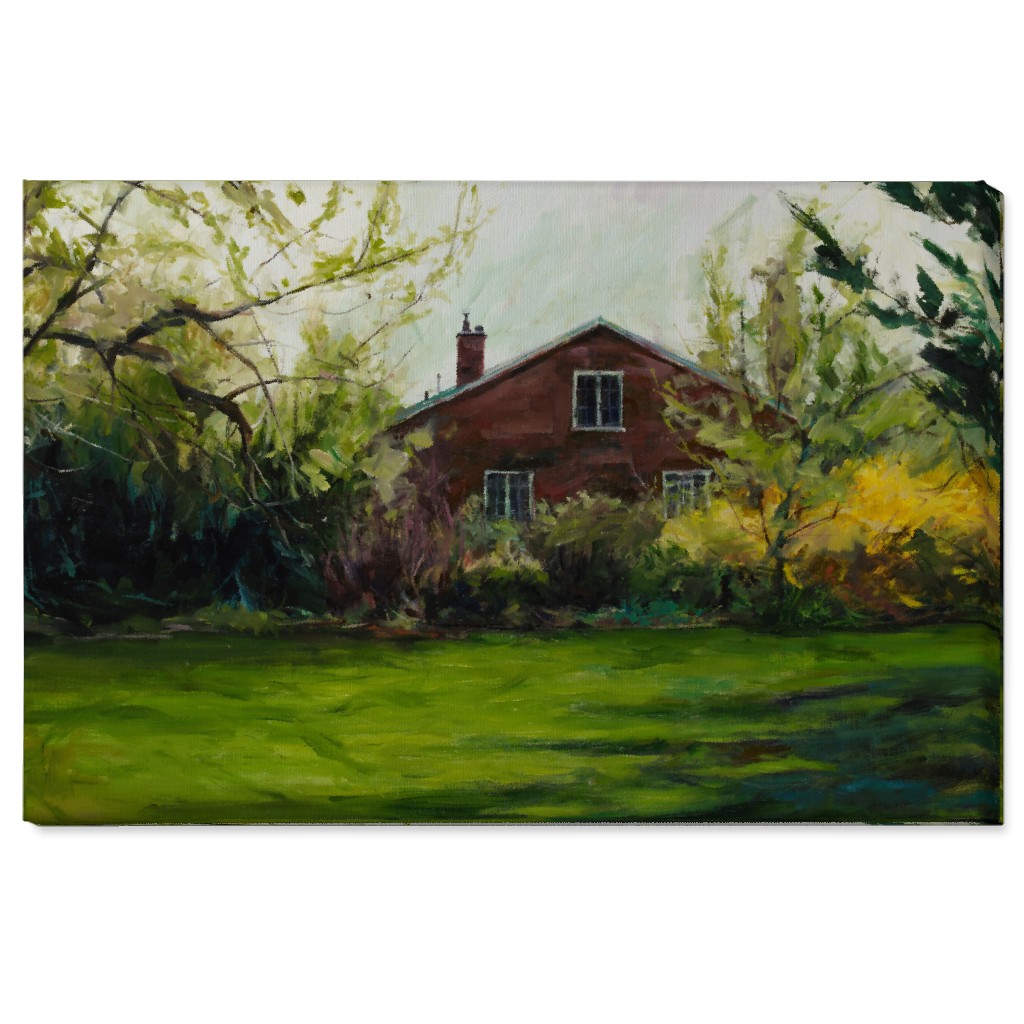 Kays View Painting Wall Art, No Frame, Single piece, Canvas, 24x36, Green, Classic Green