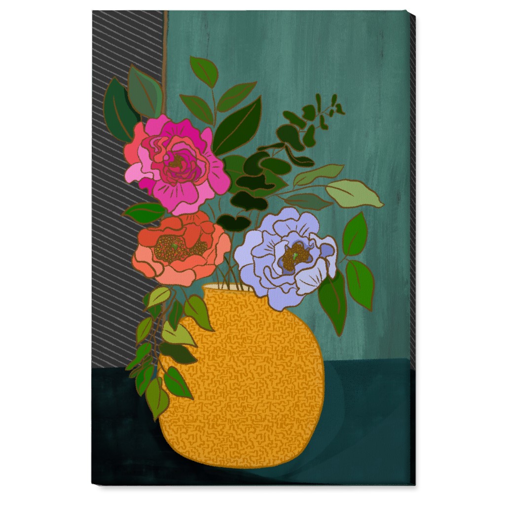 April - Multi Wall Art, No Frame, Single piece, Canvas, 24x36, Multicolor