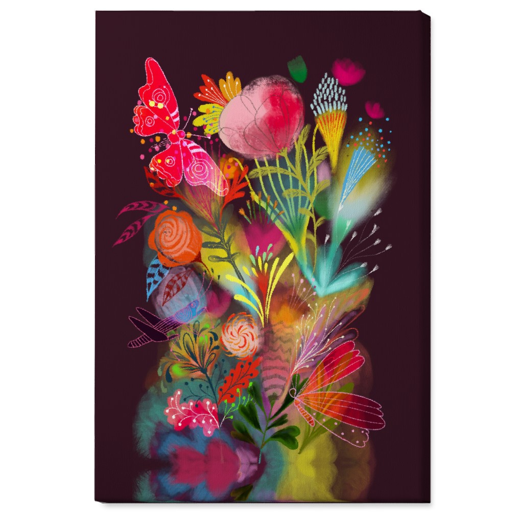 Tropical Magic Dream - Multi Wall Art, No Frame, Single piece, Canvas, 24x36, Multicolor