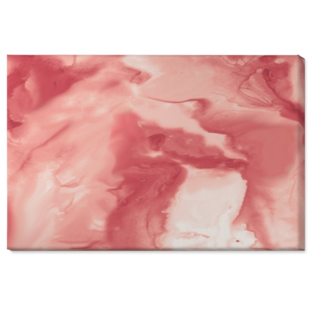 Abstract Watercolor Marble Wall Art, No Frame, Single piece, Canvas, 24x36, Pink, Dusk Pink