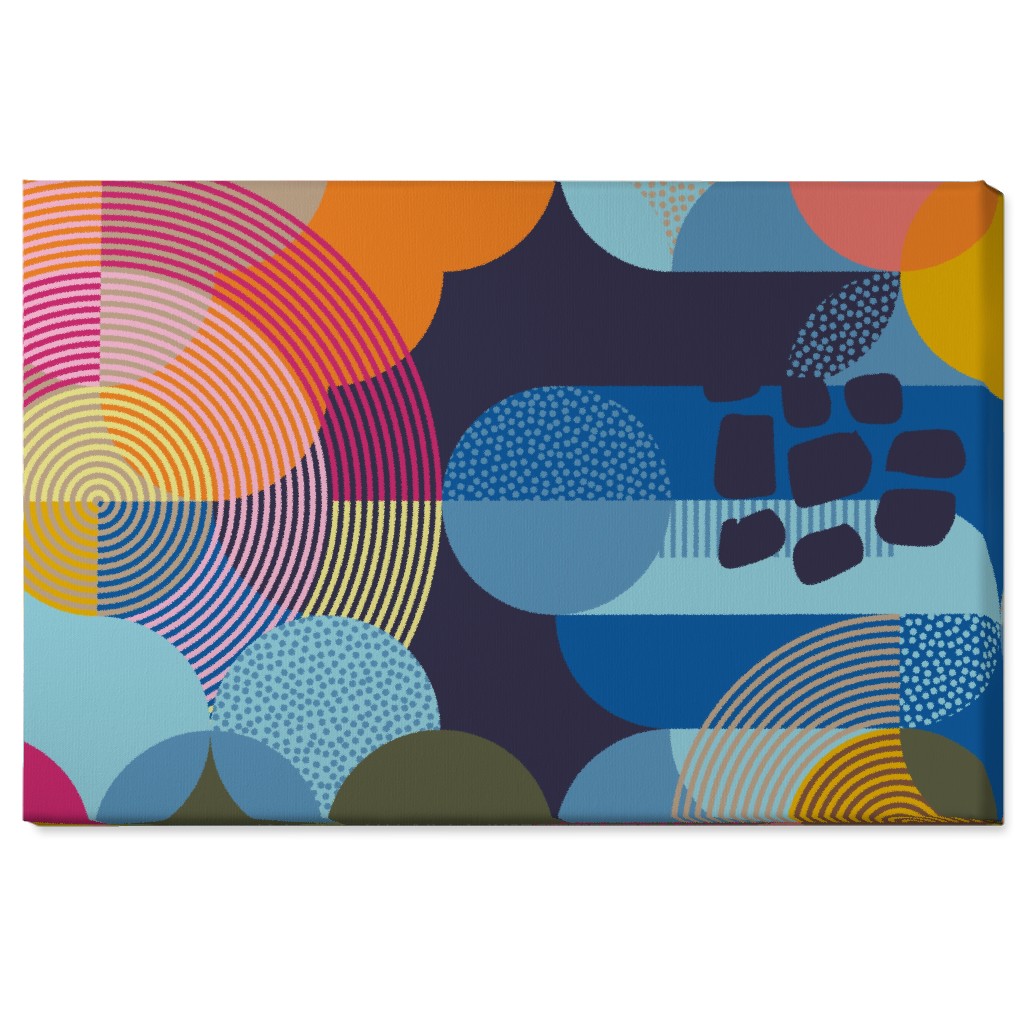 Summertime - Multi Wall Art, No Frame, Single piece, Canvas, 24x36, Multicolor