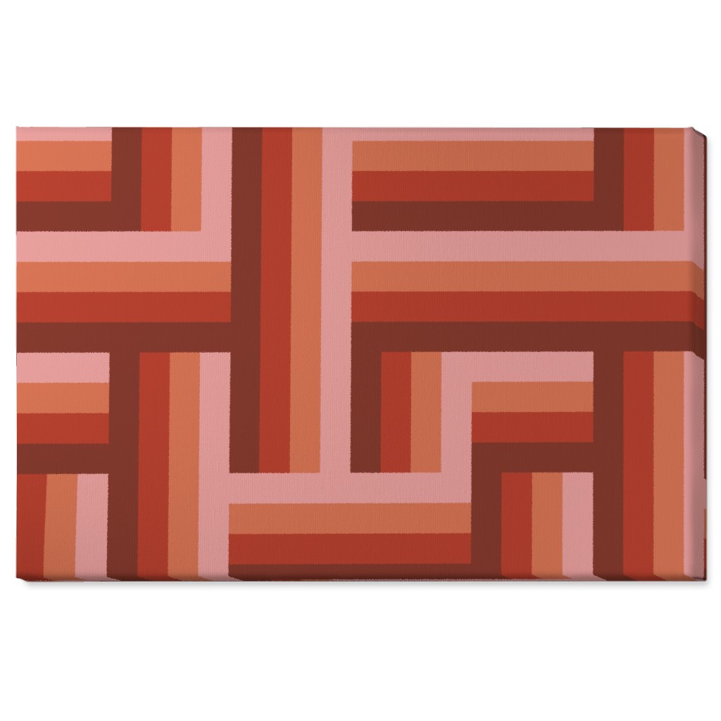 Red Unframed Wall Art