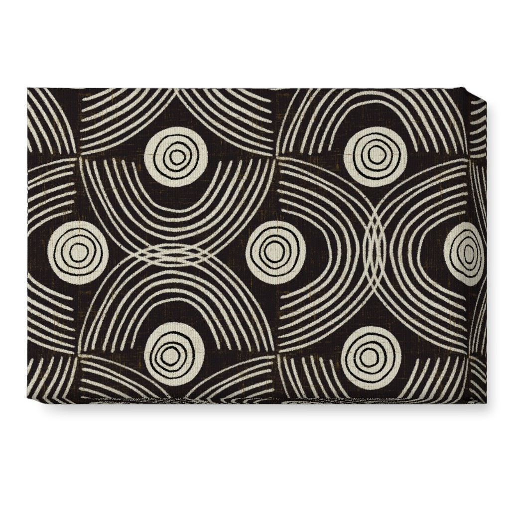 Open Ended - Black Wall Art, No Frame, Single piece, Canvas, 10x14, Black, Black