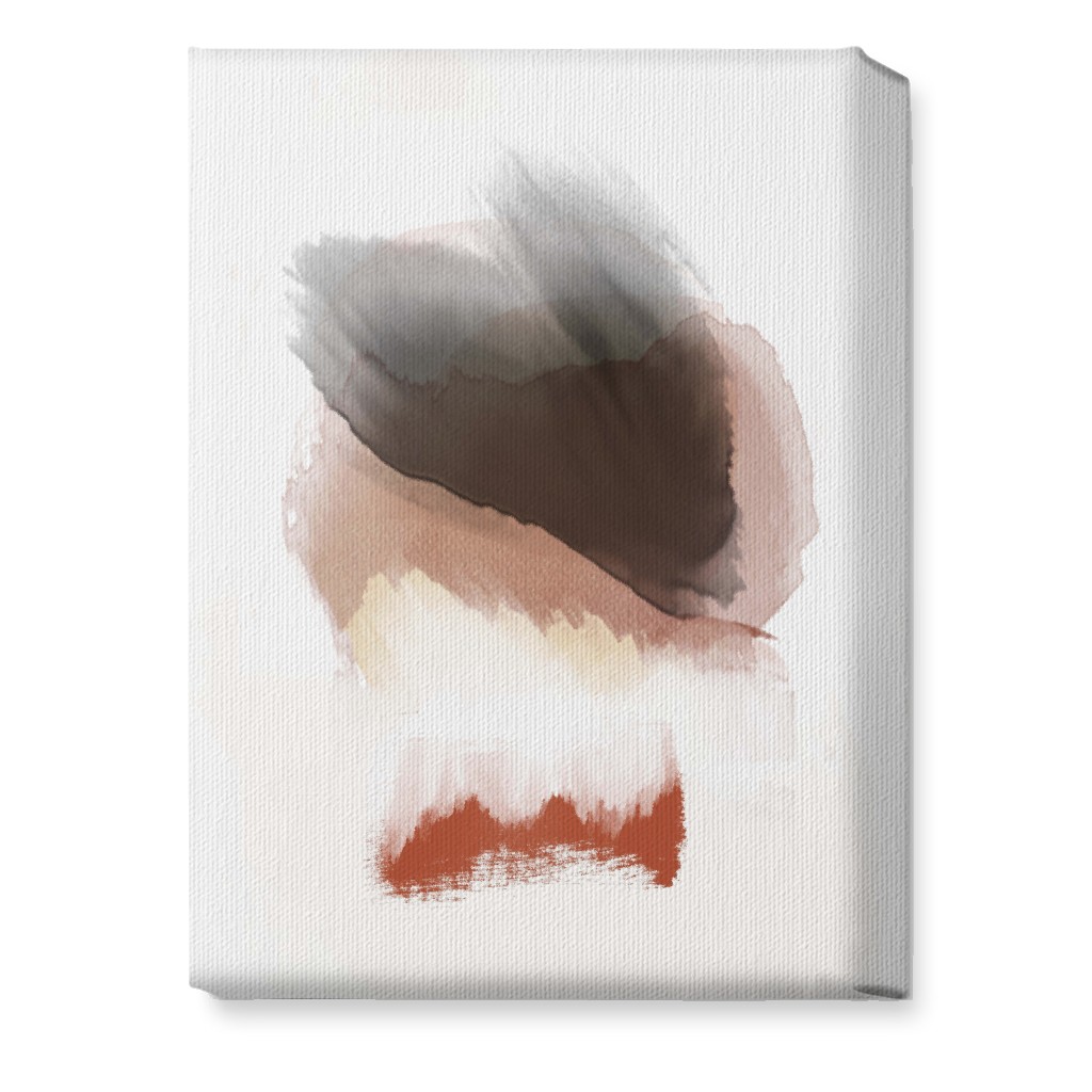 Abstract Sunset - Neutral Wall Art, No Frame, Single piece, Canvas, 10x14, Pink