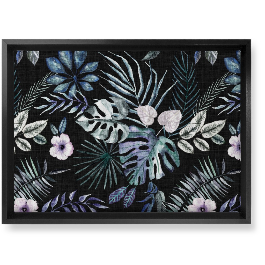 Phantasmagorial Jungle Wall Art, Black, Single piece, Canvas, 10x14, Black, Black