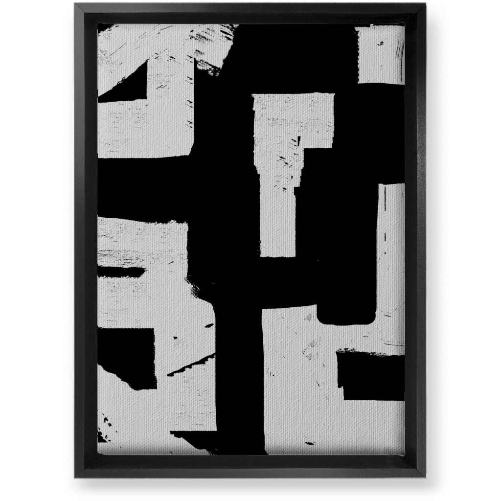 Metropolitan - Neutral Wall Art, Black, Single piece, Canvas, 10x14, Black