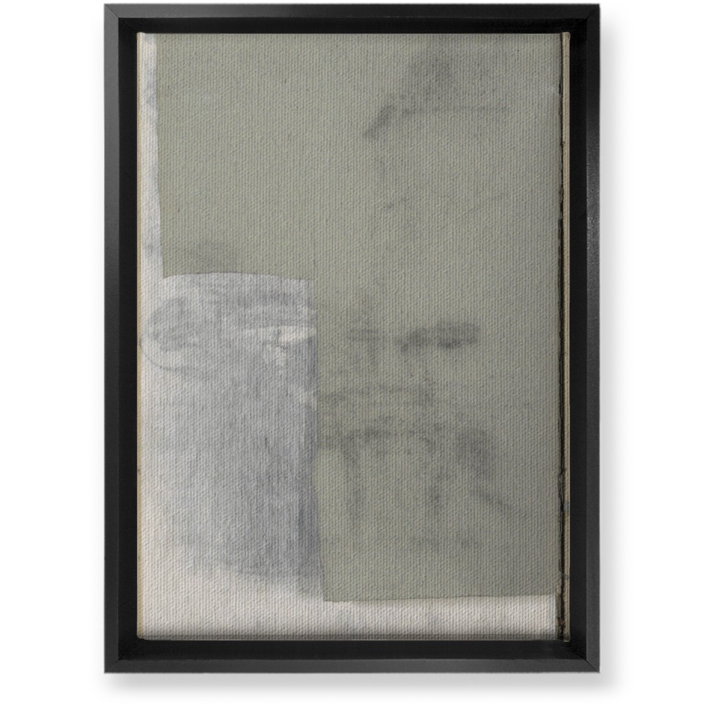 Left Graphite Diptych Wall Art, Black, Single piece, Canvas, 10x14, Gray