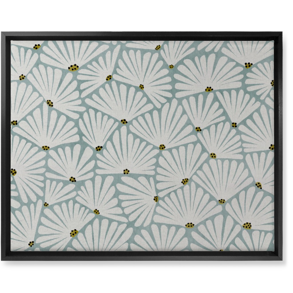 Solie Wall Art, Black, Single piece, Canvas, 16x20, Blue, Smoke