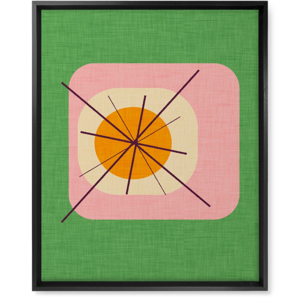 Flower Egg Wall Art, Black, Single piece, Canvas, 16x20, Multicolor, Light Green