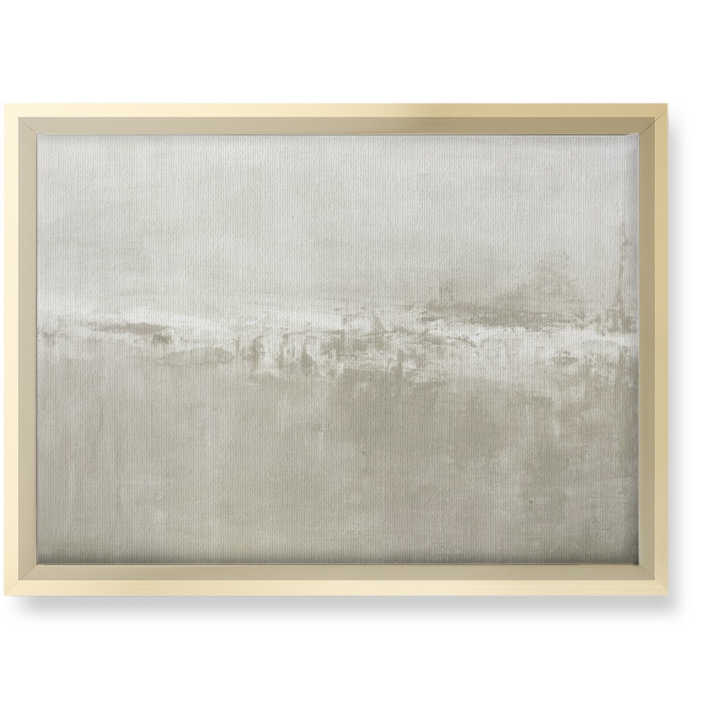 Dune - Beige Wall Art, Gold, Single piece, Canvas, 10x14, Beige, Pearl