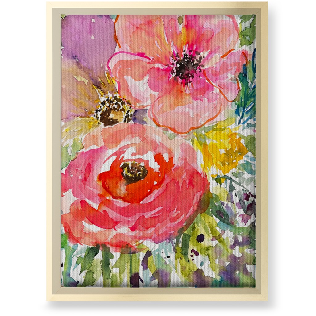 Pacific Grove - Multi Wall Art, Gold, Single piece, Canvas, 10x14, Multicolor