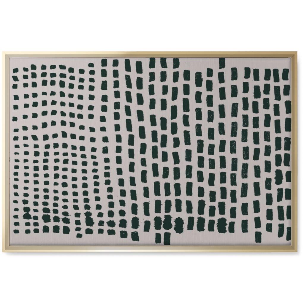 Painted Vertical Stripes - Neutral Wall Art, Gold, Single piece, Canvas, 20x30, Beige, Pearl