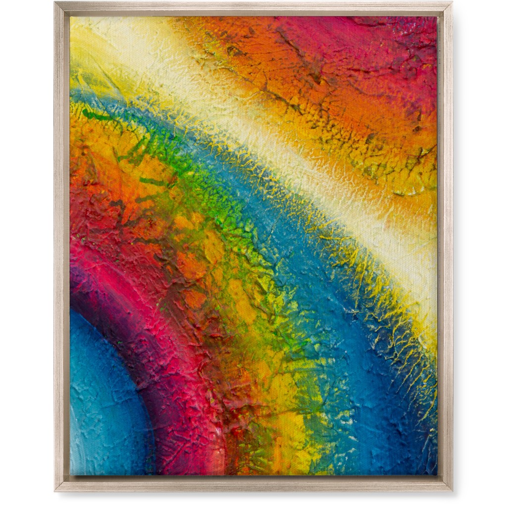 Rainbow Spirit - Multi Wall Art, Metallic, Single piece, Canvas, 16x20, Multicolor