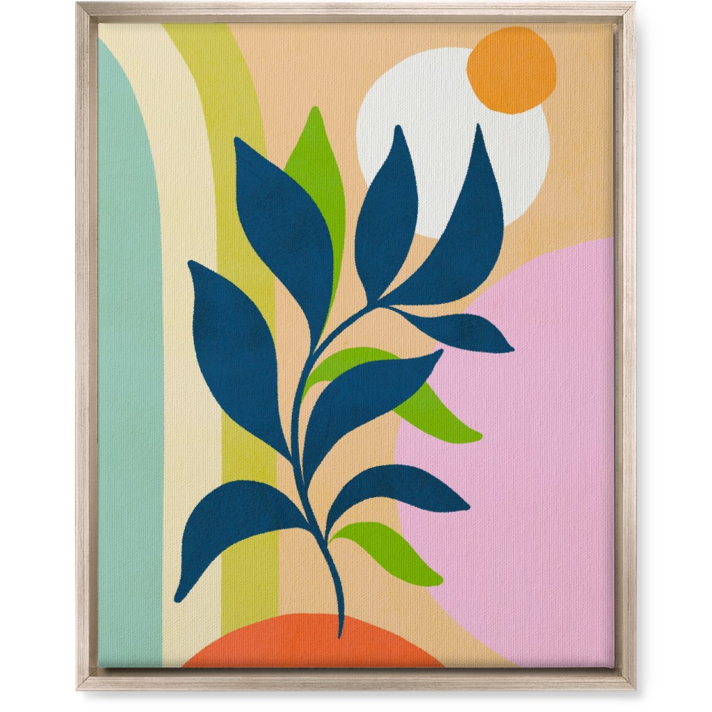 Blooming in the Sun - Multi Wall Art, Metallic, Single piece, Canvas, 16x20, Multicolor