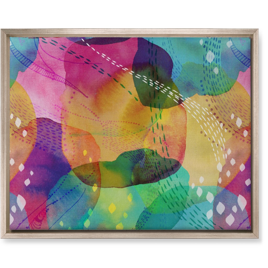Daydreaming Wall Art, Metallic, Single piece, Canvas, 16x20, Multicolor