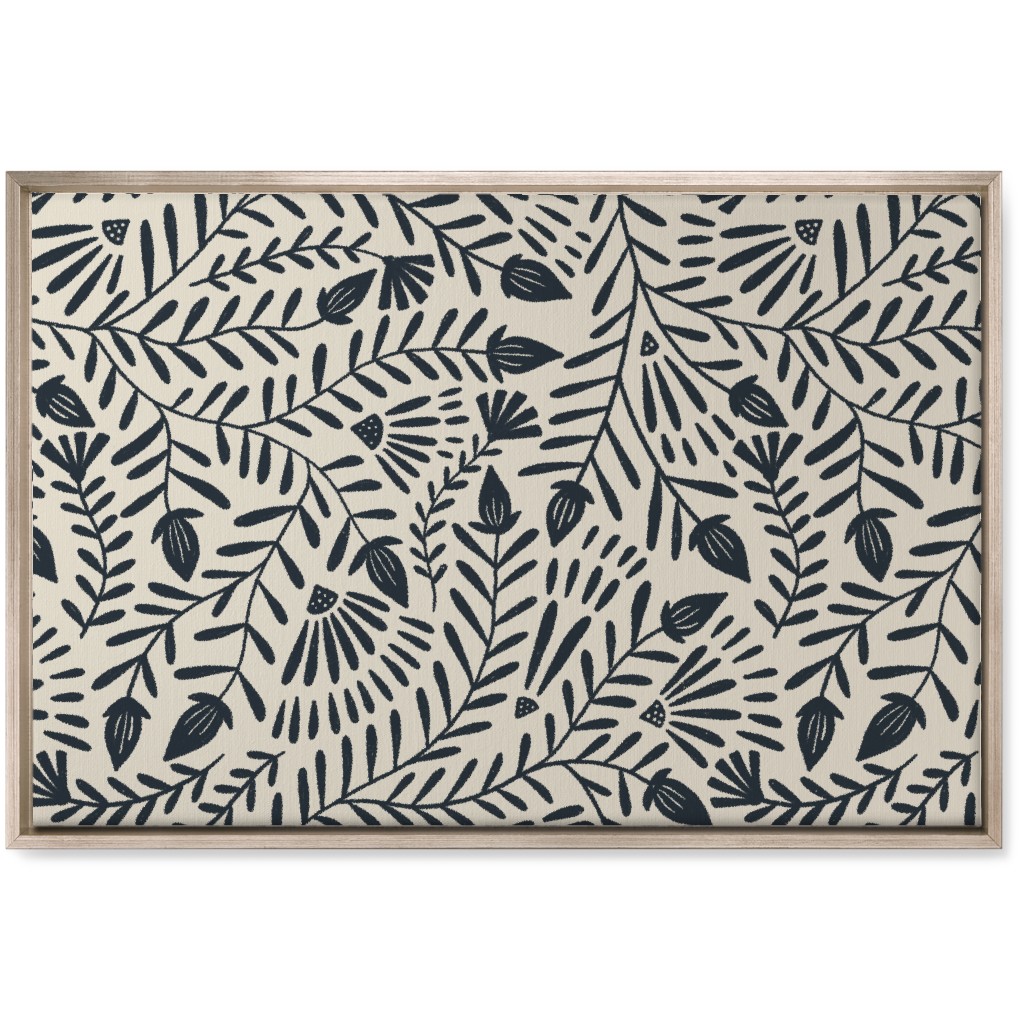 Ramona - Neutral Wall Art, Metallic, Single piece, Canvas, 20x30, Beige