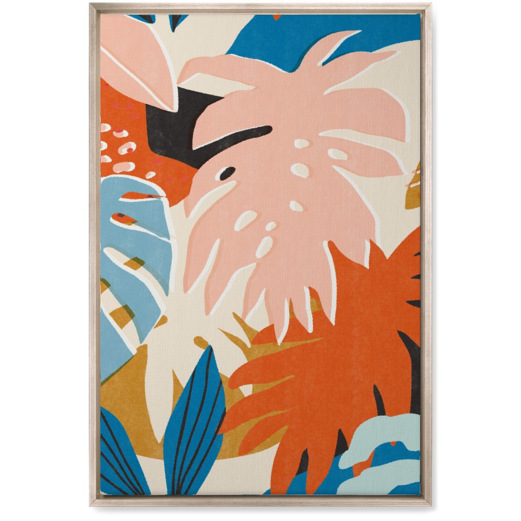 Plant Aloha - Multi Wall Art, Metallic, Single piece, Canvas, 20x30, Multicolor