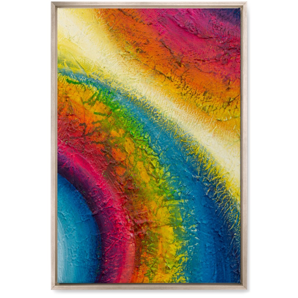 Rainbow Spirit - Multi Wall Art, Metallic, Single piece, Canvas, 20x30, Multicolor
