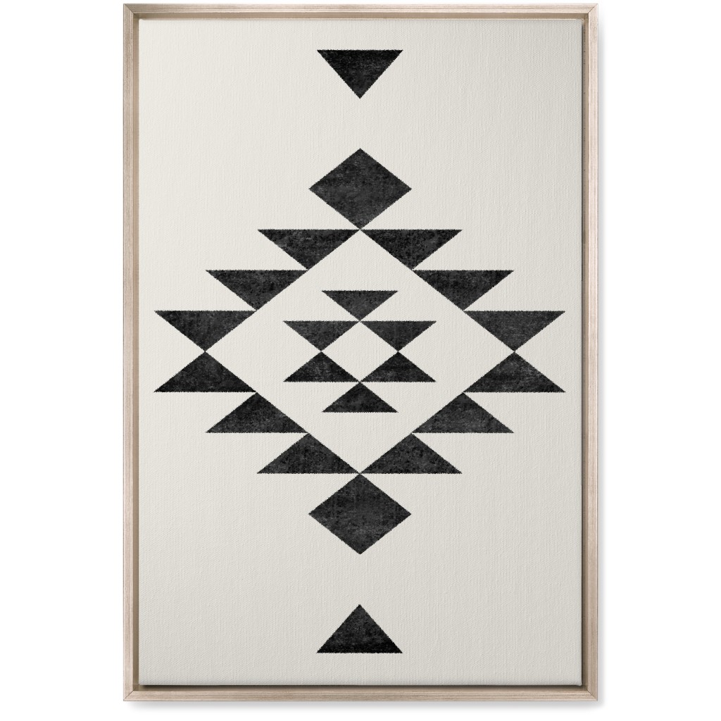 Southwest - Neutral Wall Art, Metallic, Single piece, Canvas, 20x30, Beige, Pearl