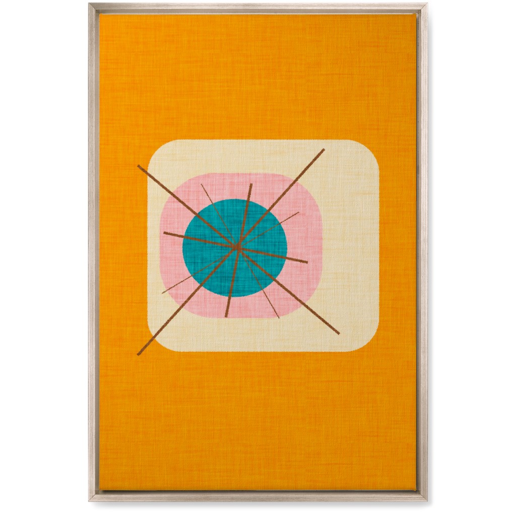 Flower Egg Wall Art, Metallic, Single piece, Canvas, 20x30, Multicolor, Amber